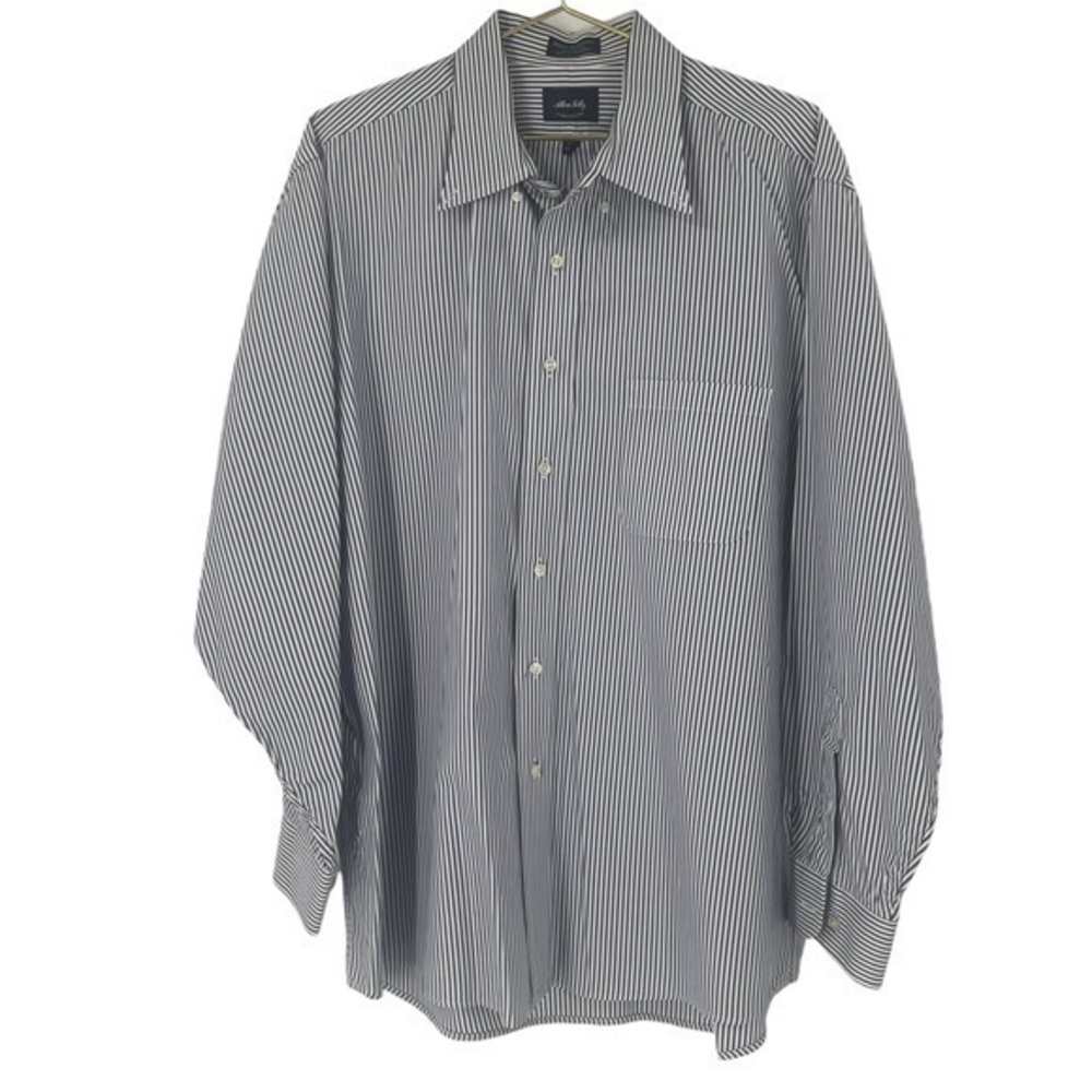 ALLEN SOLLY button down shirt 17.5 34-35